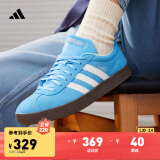 adidas「T头鞋」VL COURT CLASSIC复古板鞋德训鞋阿迪达斯轻运动 蓝色/亮白/树脂黄     37