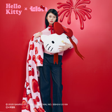 野兽派家居（tbh）三丽鸥Hello Kitty二合一法兰绒抱枕毯子 毛绒午睡毯车载靠枕 二合一法兰绒毯/抱枕 蝴蝶结