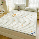 罗兰家纺可水洗全棉家用床垫保护垫 薄款防滑可折叠软垫床褥垫被双人单人 全棉抗菌床褥小象宝 反面颗粒 200cm*180cm