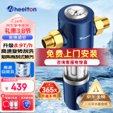 惠尔顿（WHEELTON）前置过滤器反冲洗8T全屋净水器家用大流量自动刮洗清洗滤网防爆抗冻自来水管入户过滤器p0038pro 上门安装【无需更换滤芯】