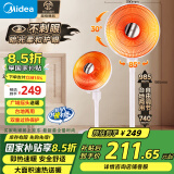 美的（Midea）取暖器/电暖器/电暖气片家用/小太阳/电热取暖炉/节能速热电热扇/台地两用/烤火炉/暖脚神器NPT-SW