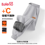 班尼路（Baleno）休闲裤男冬季加绒运动宽松大码显高男士束脚裤重磅百搭男女款长裤