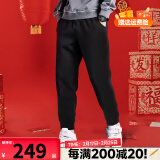 阿迪达斯（adidas）男裤子25春新款运动裤跑步训练健身卫裤棉质保暖宽松休闲舒适长裤 CNY新年款/单层/纯棉舒适 2XL /185（建议体重190-210斤）