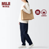 无印良品（MUJI） 黄麻简易收叠购物袋 A4 手提包 托特包 包包 手提袋25年春季新品 长31.5*宽36*高19cm