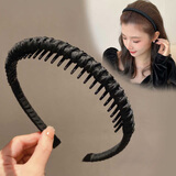 皇家密码发箍女高级感外出头饰高颅顶网红气质公主学生洗脸发卡带齿防滑落