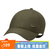 耐克NIKE配饰男女太阳帽棒球帽CLUB CAP帽子FB5372-325卡其绿M/L