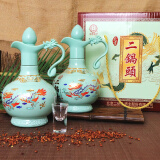 永丰牌北京二锅头 粮食白酒 清香型永丰白酒 节日礼品 52度 500mL 2瓶 青龙礼盒