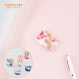 国誉（KOKUYO）Campus意匠便签替芯PP材质便利贴记事贴 花 大×1 1个装 WSG-MEKS01-Q1