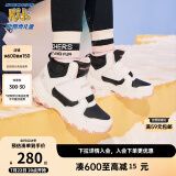 Skechers斯凯奇儿童棉鞋冬季时尚女童皮鞋短靴加绒保暖雪地靴8701648L