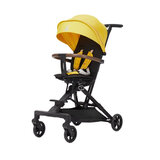 gb好孩子遛娃神器婴儿车轻便旋转双向高景观婴儿推车可折叠可坐躺 遛娃神器D2047-5830Y柠檬黄