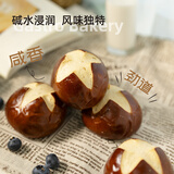 凯瑞美家 碱水面包360g*2袋 开花碱水包 西式早餐 预烘焙低脂面包代餐食品