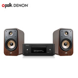 普乐之声（polk）ES20+天龙RCD-N12 功放CD播放机音响音箱流媒体蓝牙HIFI发烧书架音响家庭影院