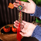 新新精艺新年乔迁装饰挂件新房五帝钱春节装饰乔迁客厅室内大门玄关挂饰