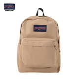 JANSPORT杰斯伯书包轻便双肩包男女旅行包简约背包电脑包学生校园 4QUE7R5奶咖/卡其色-侧袋+隔层