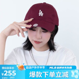 MLB棒球帽男女【女明星虞书欣同款】鸭舌帽软顶3ACP7701N-50CGS-F