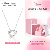 迪士尼（Disney）项链女款时尚饰品925银浪漫繁花锁骨链生日520情人节礼物送女友