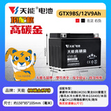 天能GTX9-BS 豪爵铃木丽驰GW250 GTX9-BS9Ah