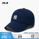 MLB帽子男女四季软顶棒球帽休闲运动鸭舌帽3ACP7701N-50NYS-F/藏青色