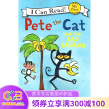 英文原版 I can read 1 Pete the Cat Bad Banana皮特猫分级读物 绿山墙