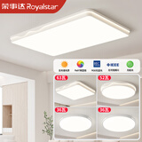 荣事达（Royalstar）客厅吸顶灯具套餐led后现代北欧大气卧室灯中山灯具 岚光系列 大客厅110*70cm无极调光三室两厅套餐