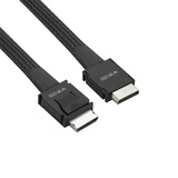 尘土Mini SAS线 oculink 4I高速线 PCIE4.0 SFF-8611转SFF-8611 SFF-8087 SFF-8643 SFF-8639数据连接 SFF-8611 4I转SFF-8