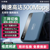 智速猫（送1500G）随身wifi6移动wifi无线wifi免插卡便携式4G高速无限流量车载上网卡三网全国通用wi-fi5 三网WiFi6【顶配版】 八核八天线