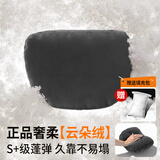 爱车屋S级迈巴赫汽车头枕腰靠垫车用颈枕靠枕奔驰宝马理想车载通用款 【头等舱奢适】漆夜黑-头枕