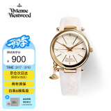 薇薇安·威斯特伍德（Vivienne Westwood）西太后女士手表复古皮带欧美腕表生日情人节礼物女送女生V006WHWH