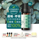 倔强的熊猫香薰精油补充液香薰机加湿器专用车载纯植物天然孕妇婴儿可用卧室 蓝桉尤加利精油10ml呼吸系统