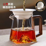 TEAHUE公道杯玻璃高档陶瓷茶漏套装茶海茶滤分茶器泡茶茶杯公杯茶具配件