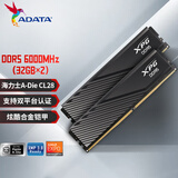 威刚（ADATA）64GB(32GBX2)套装 DDR5 6000 台式机内存条 海力士A-die颗粒 XPG威龙D300（黑色）C28