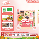 伴宝乐（Babybio）婴幼儿有机果泥 苹果西梅口味 整盒装4*90g 法国原装进口 