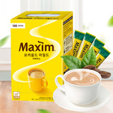 麦馨韩国原装进口黄摩卡三合一速溶咖啡12g*100条/盒 学生办公室奶咖