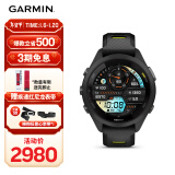 佳明（GARMIN）Forerunner265S极夜黑血氧心率跑步铁三游泳户外运动手表跑马表