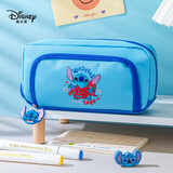 迪士尼（Disney）笔袋小学生大容量高颜值文具袋铅笔袋 初中生文具盒开学学习用品 史迪奇A83233-W3