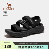 骆驼（CAMEL）2024夏季新品户外魔术贴凉鞋男女溯溪涉水速干沙滩鞋F14B162007