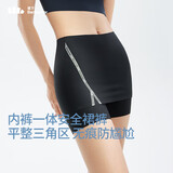 蕉下（beneunder）内裤女士莫代尔安全裙裤防走光打底裙无痕抗菌保险短裙 漫暮黑 S