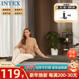 INTEX 64107单人加大充气床垫 家用午休露营户外防潮垫陪护躺椅折叠床N