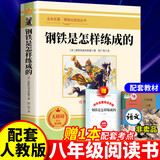 【正版-京东快递】红岩和红星照耀中国正版原著完整版八年级上册的课外书必读正版初二课外阅读书籍初中文学教育名著人民中国青年出版社红岩书红颜 钢铁是怎样炼成的单本+考点手册