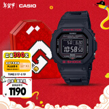 卡西欧（CASIO）手表男士G-SHOCK经典小方块运动电子日韩表礼盒款GW-B5600HR-1