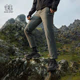 KOLON SPORT/可隆长裤 男子松紧防晒UPF50+弹力针织户外运动休闲裤 LHLP5MNT15-DG 深灰色 XL 180/86A