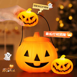 酷依宝万圣节南瓜灯手提灯笼道具装饰品糖果盒装扮儿童南瓜桶讨糖袋篮子