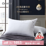 Downia枕芯 JW五星级酒店同款羽绒枕头 90%白鹅绒豪华枕芯74*48CM