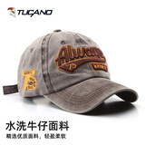 啄木鸟（TUCANO）帽子男士潮流牛仔防晒棒球帽春夏季户外运动韩版鸭舌帽百搭遮阳帽
