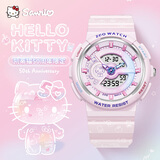 Hello Kitty【50周年限定】手表女学生小学初中生儿童电子表新年礼物送女生