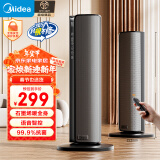 美的（Midea）石墨烯智能语音立式暖风机家用电暖气电暖器加热风机电暖风速热全屋大面积小太阳取暖器HFT20SWK