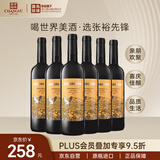 张裕先锋 富茵山干红葡萄酒  750ml*6瓶 整箱装 西班牙原瓶进口