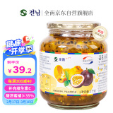 全南 汉拿峰蜜橘百香果饮品1kg 韩国进口 VC水果茶蜜炼果酱 秋冬茶饮