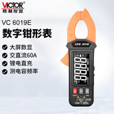 胜利仪器（VICTOR）数显数字钳形电流表 钳表自动量程交直流钳形万用表家用 VC6019E