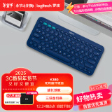 罗技（Logitech）时尚系列 K380 键盘 蓝牙办公键盘 无线键盘 女友 便携超薄键盘 笔记本键盘 蓝色